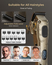 VGRPRO Hair Clippers for Men Professional, Cordless Hair Clippers for Hair Cutting, Mens Clippers and Trimmers Set, Electric Hair Trimmer for Men with Package Case (Gloden) 🍁 All In One Marketplace Canada