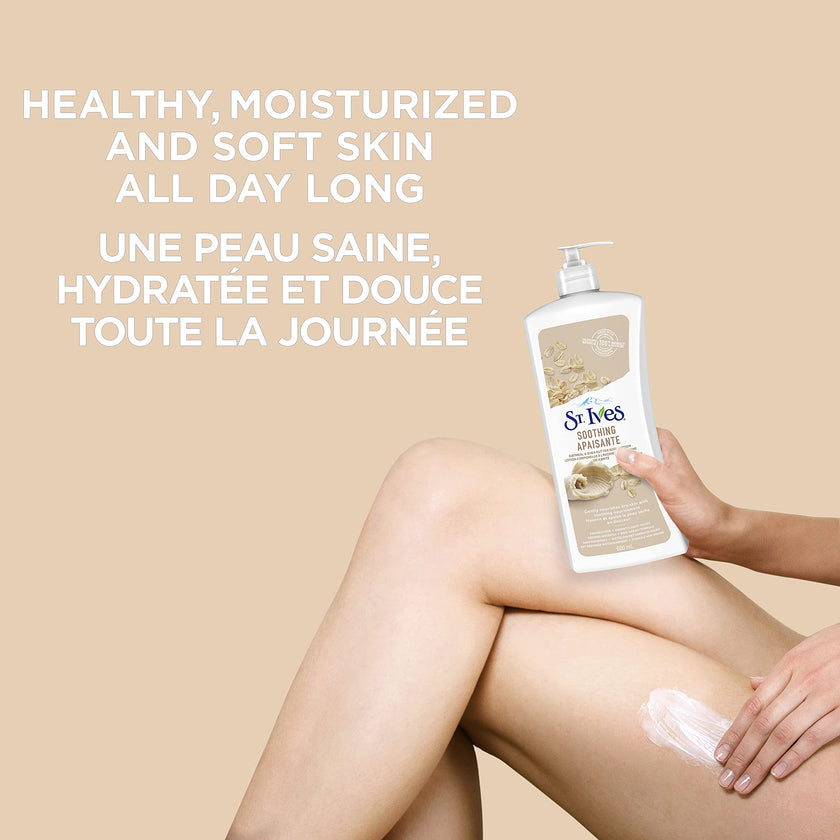 St. Ives Soothing Oatmeal & Shea Butter Body Lotion 4 x 600 mL 🍁 All In One Marketplace Canada