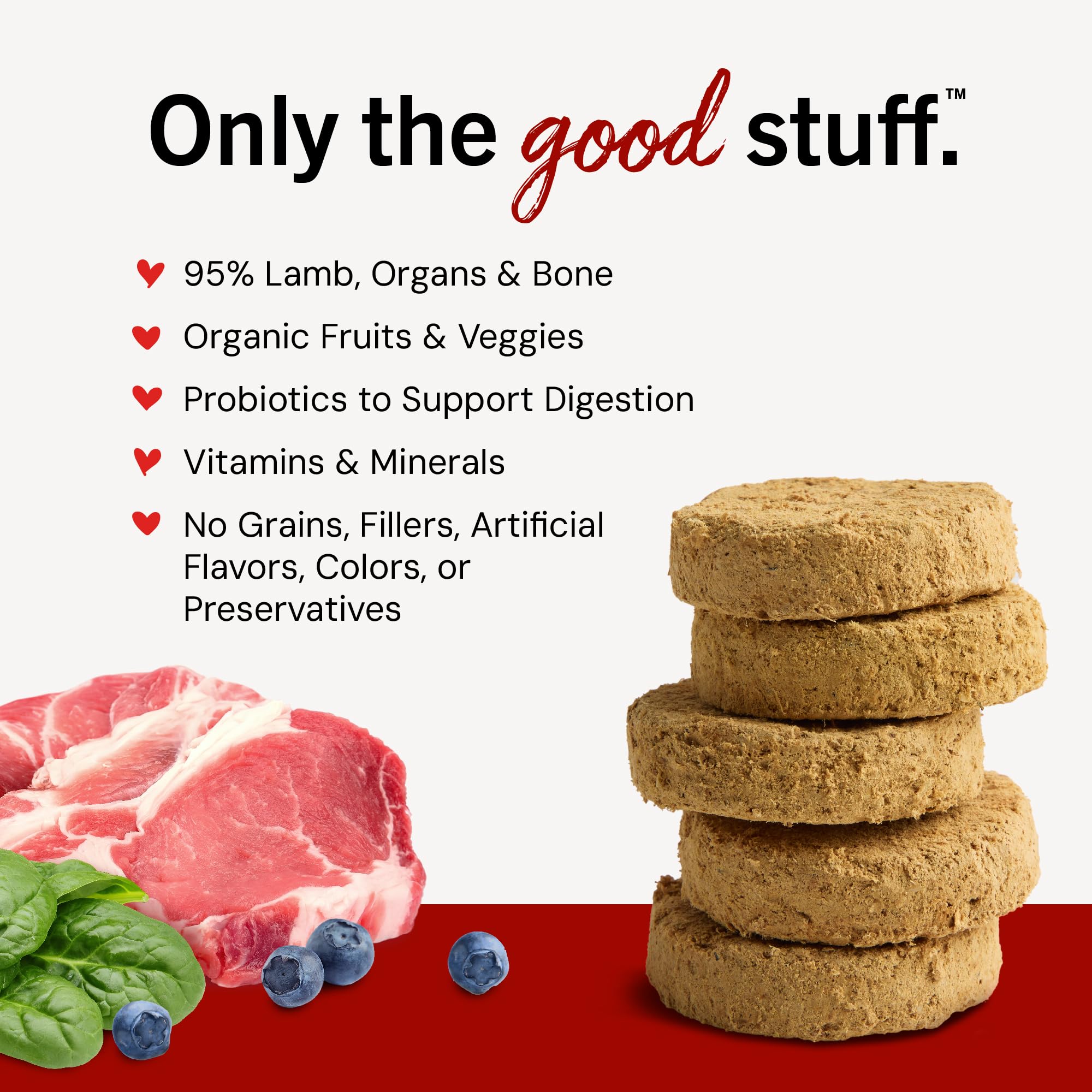 Stella & Chewy’s Freeze Dried Raw Dinner Patties – Grain Free Dog Food, Protein Rich Dandy Lamb Recipe – 156g Bag 🍁 All In One Marketplace Canada