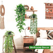 Der Rose 4Pcs Fake Plants, Artificial Plants Fake Hanging Plants for Boho Home Bathroom Bedroom Living Room Office Wall Shelf Decor Indoor Outdoor 🍁 All In One Marketplace Canada