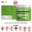 Deley Naturals Hip and Joint Supplement for Dogs - Glucosamine Chondroitin MSM & Collagen for Dogs - Dog Joint Supplement, Smaller Chews, Low Calories, Same Ingredients - 120 Chicken Flavor Chews 🍁 All In One Marketplace Canada