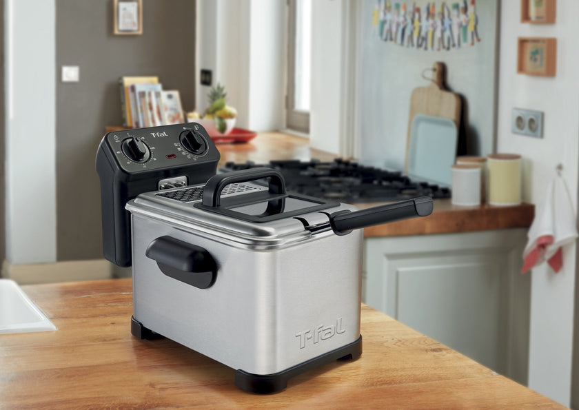 T-Fal Deep Fryer, Friteuse, single Basket Deep Fryer, Semi-Pro Deep Fryer, Stainless Steel 🍁 All In One Marketplace Canada