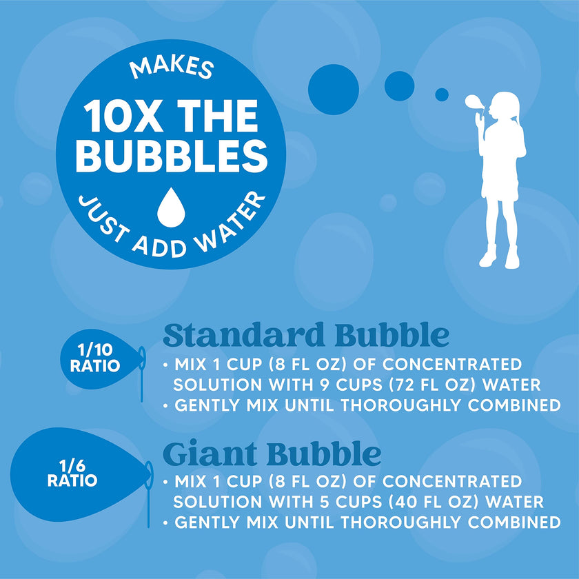 JOYIN 32 OZ Concentrated Bubble Solution for Bubble Machines (Up to 2.5 Gallons), Concentrated Solution Refills for Machine, Wands, Blower, Easter, Kids, Parties 🍁 All In One Marketplace Canada