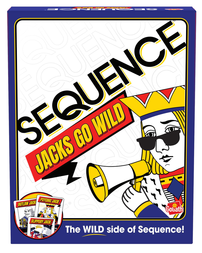 Goliath Sequence Jacks Go Wild! | Strategy Board Game Includes Additional Wild Jacks Cards | 2-12 Players, Ages 7+ 🍁 All In One Marketplace Canada