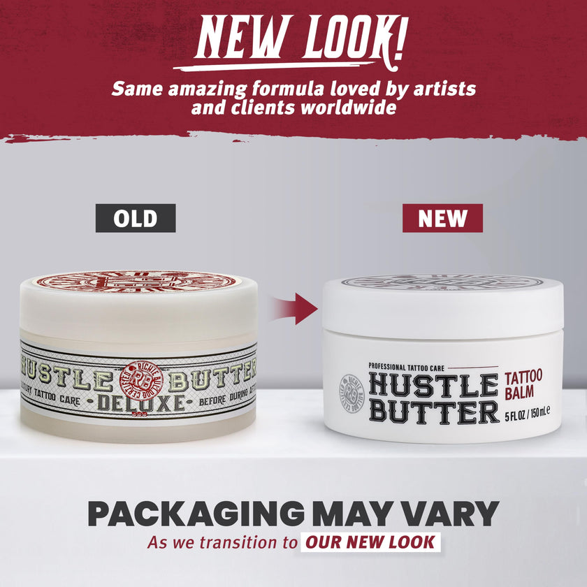 Hustle Butter Tattoo Aftercare 5oz Tattoo Balm, Heals + Protects New Tattoos and Rejuvenates Older Tattoos - 100% Vegan Tattoo Cream No-Petroleum 🍁 All In One Marketplace Canada