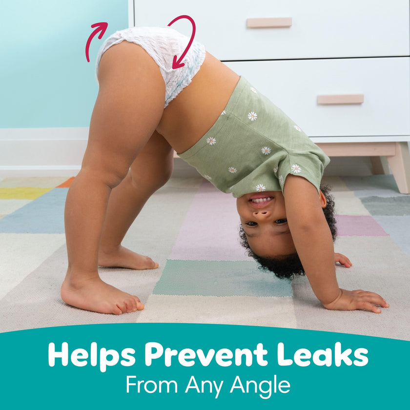 Pampers Diapers - Cruisers 360° - Size 4, up to 100% Leakproof Fit, Designed for Active Babies, Pull On Diaper, EZ Off Tabs Designed for Easy Changes, 1 Pack (Count of 108) 🍁 All In One Marketplace Canada