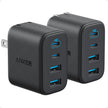 Anker Zolo USB C Charger Block, 2-Pack 4-Port Wall Adapter with 50W Max Output, 2 USB-C and 2 USB-A, Compact and Stable Design, for iPhone 17/16 Series, MacBook, iPad, Pixel, Galaxy, and More (Black) 🍁 All In One Marketplace Canada