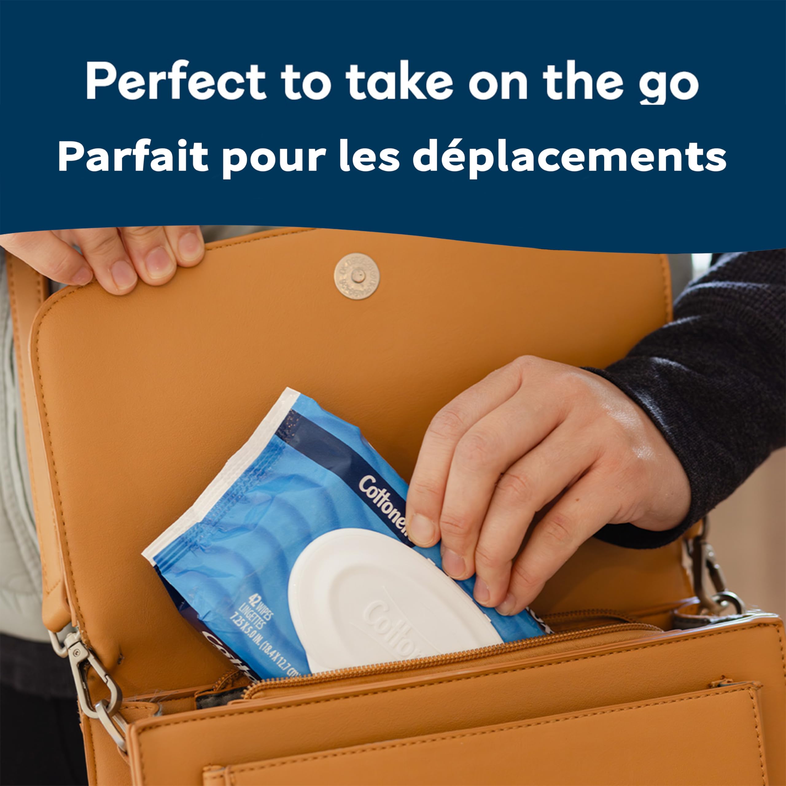 Flushable Wet Wipes; Cottonelle FreshCare; Biodegradable & Septic Safe; 8 Flip-Top Packs of 42 (336 Wipes) 🍁 All In One Marketplace Canada