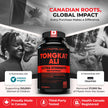 Nutratology® Tongkat Ali Supplement For Men | Canadian Made | 100:1 Extra Strength Tongkat Ali Extract + Black Pepper | Supports Male Vitality & Performance | 60 Capsules 🍁 All In One Marketplace Canada