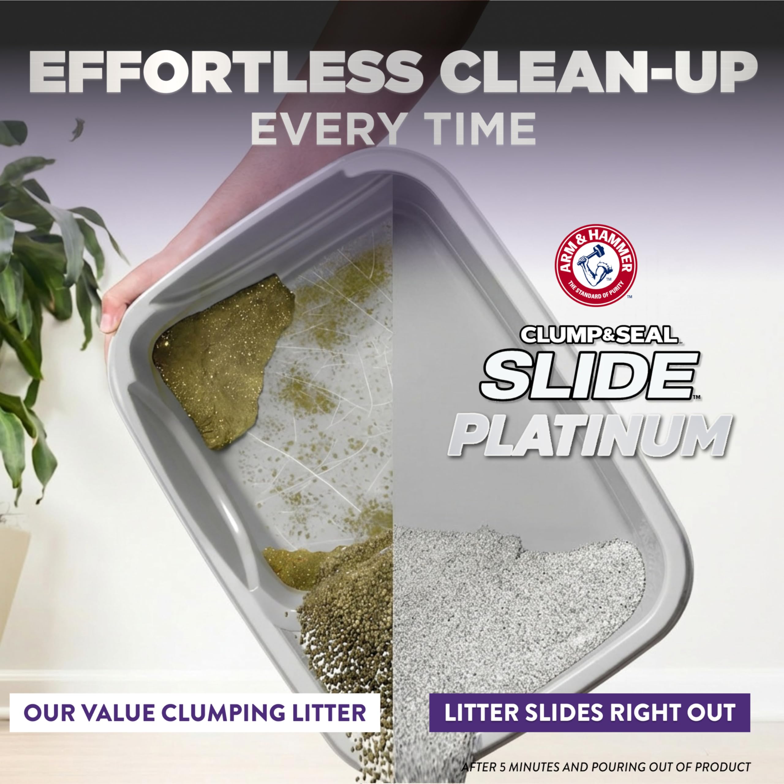 ARM & HAMMER Platinum Clumping Cat Litter, 2x Longer odour Control, Multi-Cat Clay, Ultimate 14-Day Freshness, Extra Oduor Eliminators, Effortless Clean, Dust-Free, Heavy-Duty Clumping, 16.78 kg 🍁 All In One Marketplace Canada