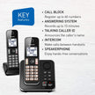 Panasonic DECT 6.0 Expandable Cordless Phone with Answering Machine and Call Block - 2 Cordless Handsets - KX-TGD392CB (Black) 🍁 All In One Marketplace Canada