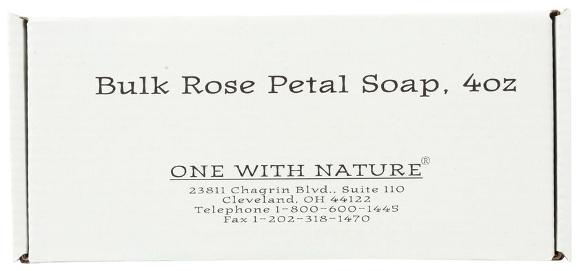 One With Nature - Rose Petal Bulk Soap (113g)
