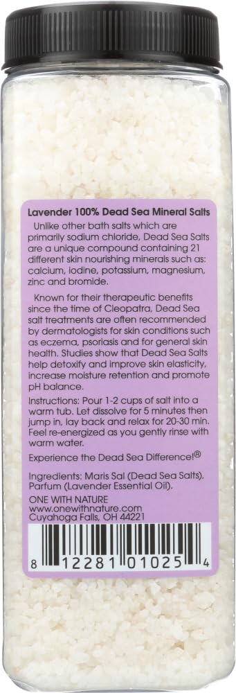 One With Nature - Lavender Bath Salts (907g)