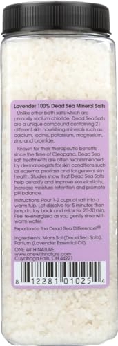 One With Nature - Lavender Bath Salts (907g)