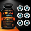 Nutratology® Ashwagandha KSM-66 7200MG + L-Theanine 100MG - Made In Canada | Stress Relief Supplements - Relaxation & Mood Support - Formulated With Bioperine For Enhanced Absorption - 60 Capsules 🍁 All In One Marketplace Canada