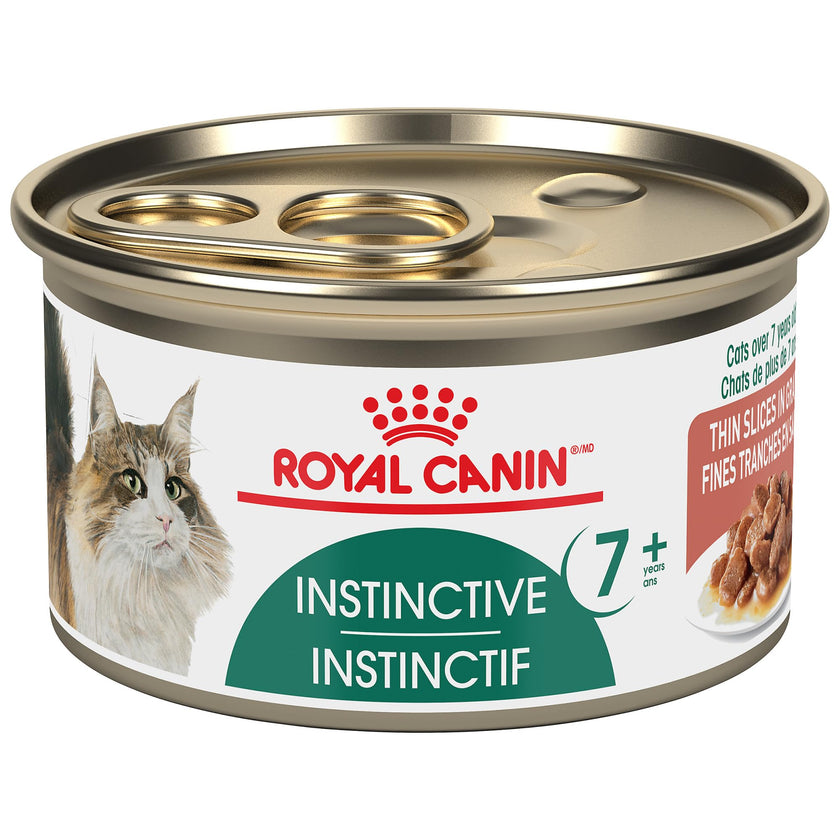 Royal Canin Feline Health Nutrition Instinctive 7+ Thin Slices in Gravy Canned Cat Food, 3 oz can (24-Count) 🍁 All In One Marketplace Canada