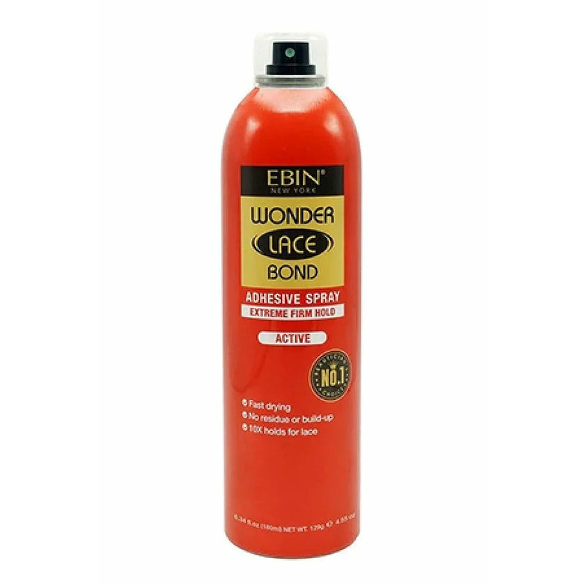 EBIN NEW YORK WONDER LACE BOND ADHESIVE SPRAY EXTREME FIRM HOLD - ACTIVE 6.08OZ