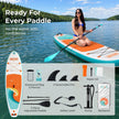 Overmont Inflatable Paddle Board 10'7