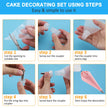 firstake Piping Bags and Tips Set - 100pcs 12 Inch Icing Bags with 14 Tips 🍁 All In One Marketplace Canada