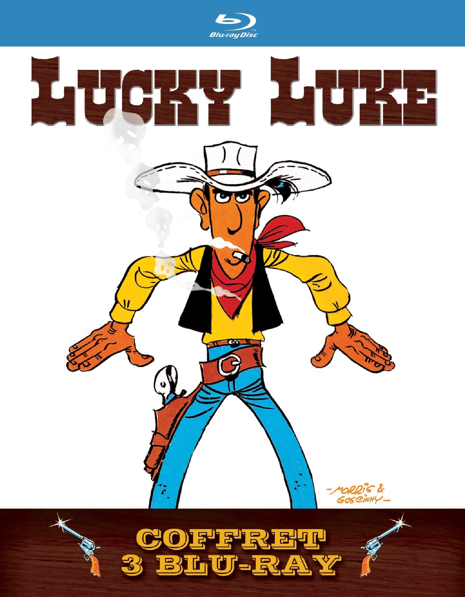 Coffret Lucky Luke 3 disques Blu-Ray