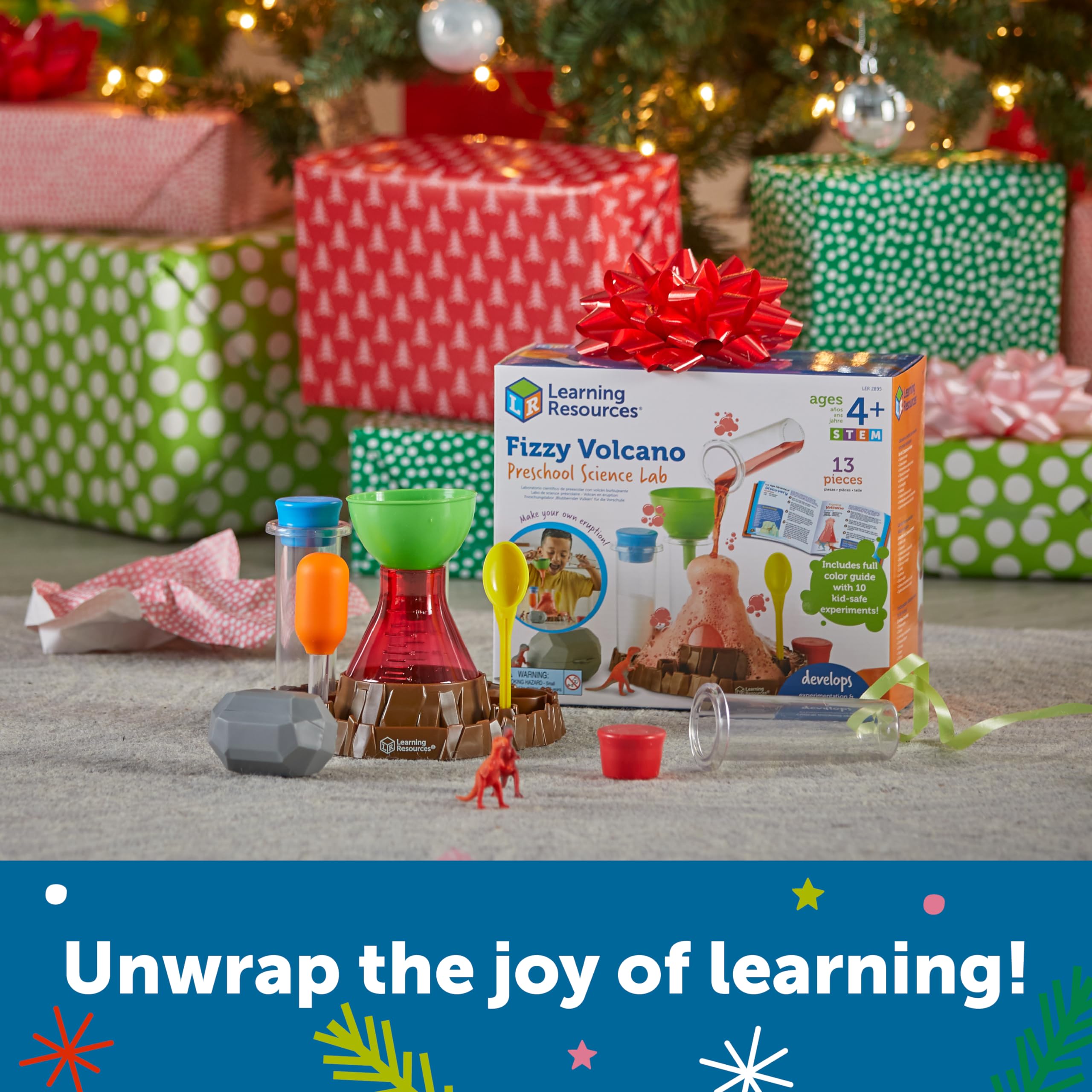 Learning Resources Fizzy Volcano, 13 Pieces, Ages 4+, Preschool Science Lab, Science Kits for Kids, Science Experiments for Kids,STEM Toys for Kids 🍁 All In One Marketplace Canada