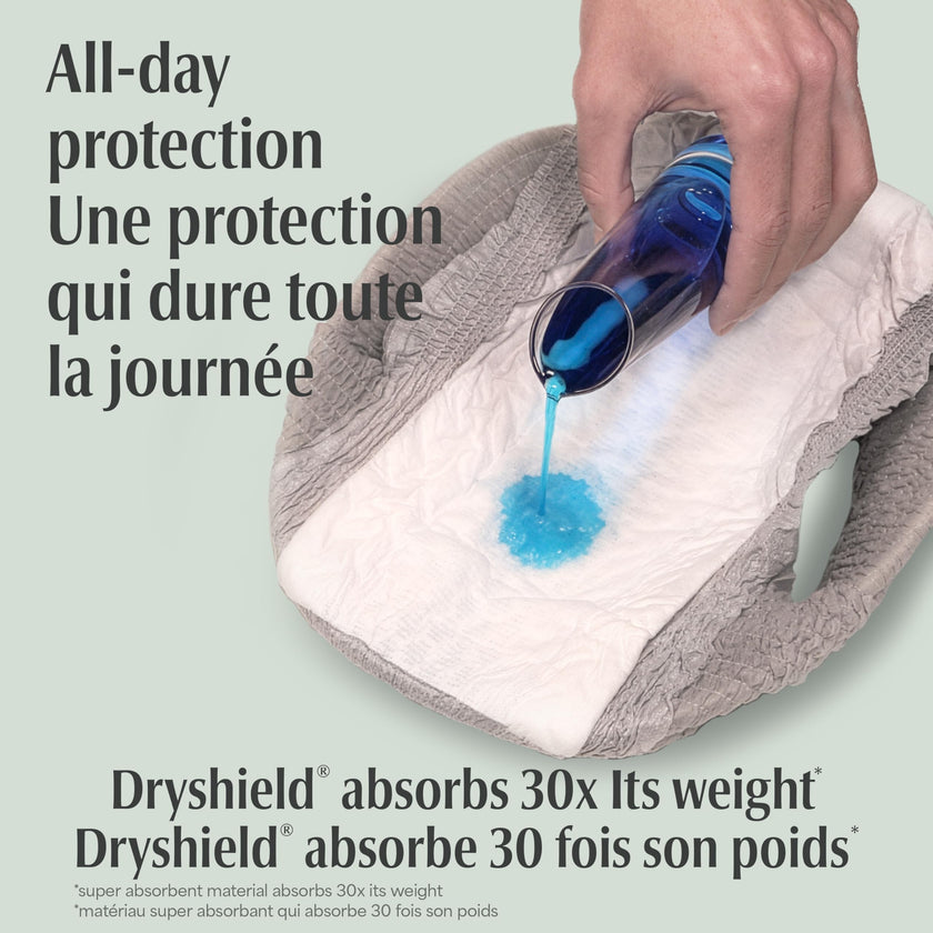 Depend FIT-FLEX Adult Incontinence Underwear for Men, Maximum Absorbency, L, Grey, 28 Count 🍁 All In One Marketplace Canada