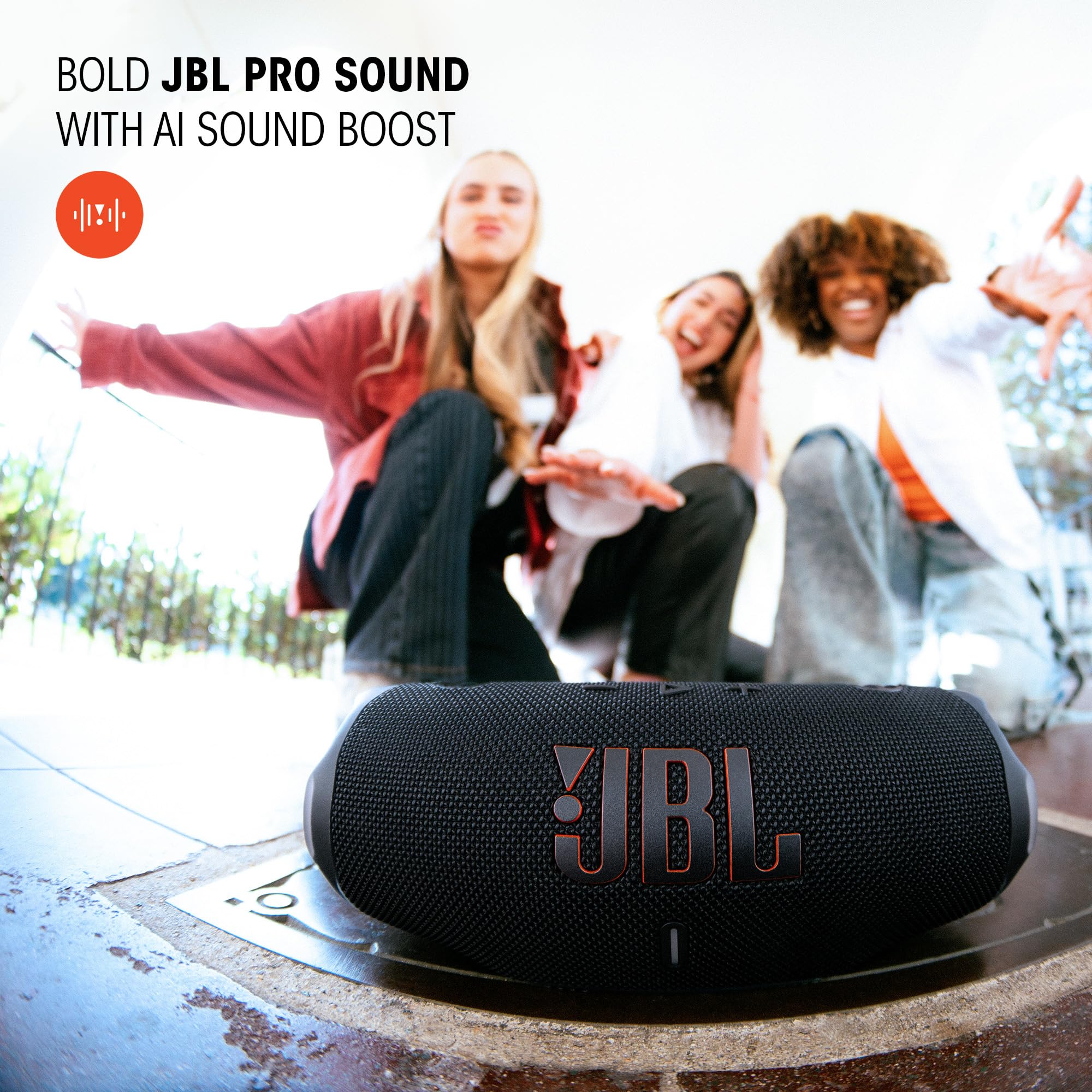 JBL Charge 6 - Portable Waterproof & Drop-Proof Bluetooth Speaker, Bold Pro Sound with AI Sound Boost, 28Hrs of Playtime, Built-in powerbank & Comes with a Sturdy/Removable Carrying Strap (Blue) 🍁 All In One Marketplace Canada
