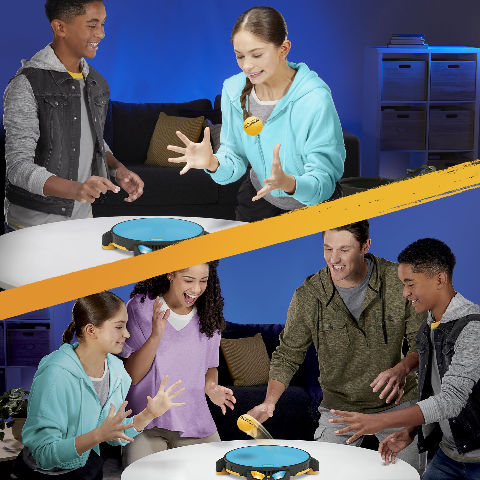Rebounce Game | Indoor and Outdoor Electronic Action Game for Kids, Teens, and Adults | Ages 8+ | 2 to 6 Players | 10 Mins. | Family Travel Games (English Version) 🍁 All In One Marketplace Canada