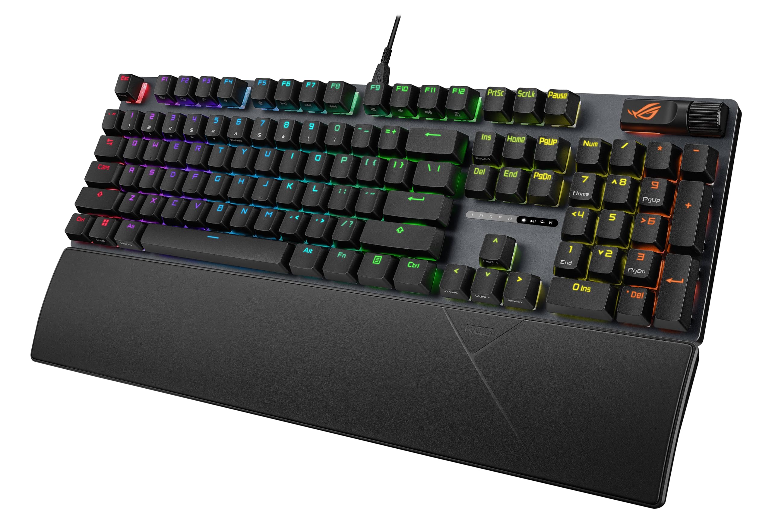 ASUS ROG Strix Scope II X Wired USB Mechanical Gaming Keyboard – 100% Full-Size, Hot Swappable Pre-lubed ROG NX Snow V2 Linear Switches, PBT Keycaps, RGB, PC/Mac Support - Black 🍁 All In One Marketplace Canada