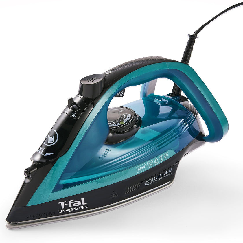 T-Fal Ultraglide Steam Iron for Clothes Durilium Soleplate, Precision Tip, Anti-Drip, Auto-Off 1800 Watts Ironing, Steaming 🍁 All In One Marketplace Canada