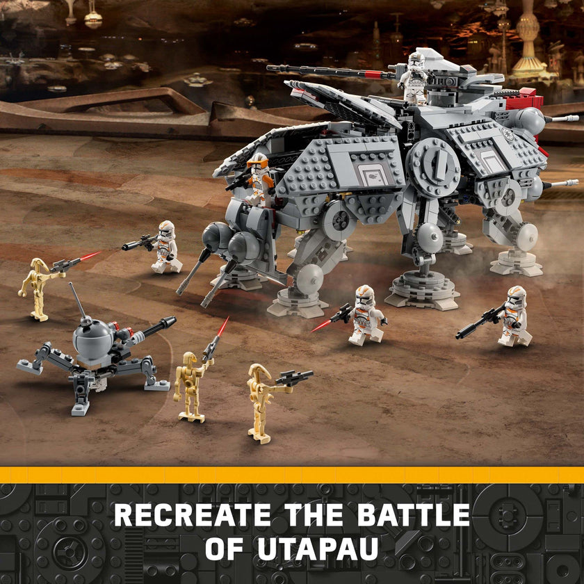 LEGO Star Wars at-TE Walker 75337 Poseable Toy, Revenge of The Sith Set, Gift for Kids with 3 212th Clone Troopers, Dwarf Spider & Battle Droid Figures 🍁 All In One Marketplace Canada