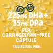 Freshfield Vegan Omega 3, Algae (Algal) Oil, Fish Oil Free Company, Third Party Tested, Carrageenan Free, DHA Supplement w/DPA, Plant Based Omega. Supports Heart, Brain, Joint Health 🍁 All In One Marketplace Canada