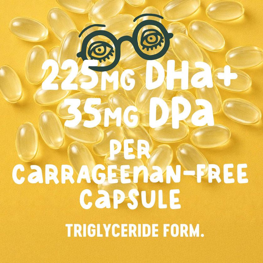 Freshfield Vegan Omega 3, Algae (Algal) Oil, Fish Oil Free Company, Third Party Tested, Carrageenan Free, DHA Supplement w/DPA, Plant Based Omega. Supports Heart, Brain, Joint Health 🍁 All In One Marketplace Canada