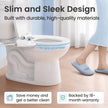 LUXE Bidet NEO 320 Plus - Warm Water, Dual Nozzle, Non-Electric Bidet Attachment for Toilet Seat, Patented Slide-in Install, 360° Self-Clean, EZ-Lift to Clean, Feminine & Rear Wash (Chrome) 🍁 All In One Marketplace Canada