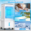 Portable Air Conditioner, 9.5L Portable AC Unit, 24H Fast Cooling, 3 Speeds Cooling Fan, Quiet Air Conditioner Portable w/7H Timer & Remote, Evaporative Air Cooler for Bedroom Home Office 🍁 All In One Marketplace Canada