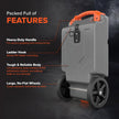 Camco Rhino 21-Gallon Camper/RV Portable Waste Tank - Features Large Heavy-Duty no-Flat Wheels & Low Drain Hole - Includes Removable Steel Tow Adapter, 3' Sewer Hose & More Accessories (39002) 🍁 All In One Marketplace Canada