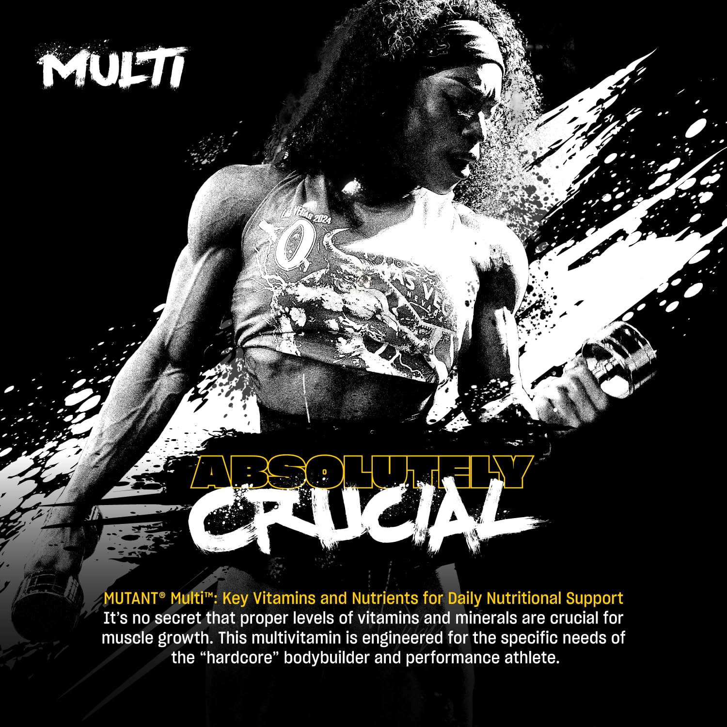 MUTANT Multi Vitamins - Men's Multivitamin for Hardcore Athletes & Body Builders, Supports Muscle Function, Energy Metabolism, Immune Health with 70 Vitamins Minerals Antioxidants (60 Caplets, CA) 🍁 All In One Marketplace Canada
