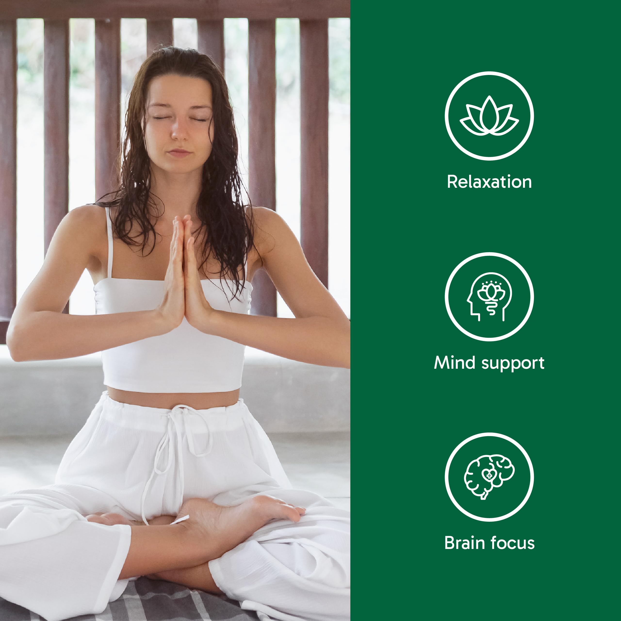Organika Mind Calm Powder- with Magnesium Bisglycinate, L-Theanine, GABA, Inositol- Promotes Relaxation and Calm without Drowsiness- Acai Lemonade Flavour- 216g 🍁 All In One Marketplace Canada