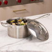 Lagostina Moderna 12-Piece Stainless Steel Cookware Set, Commercial Capsule Base, Induction Safe Pots and Pan Set Includes Saucepan, Casserole, Dutch Oven & Lids, Oven Safe up to 400°F / 204ºC 🍁 All In One Marketplace Canada
