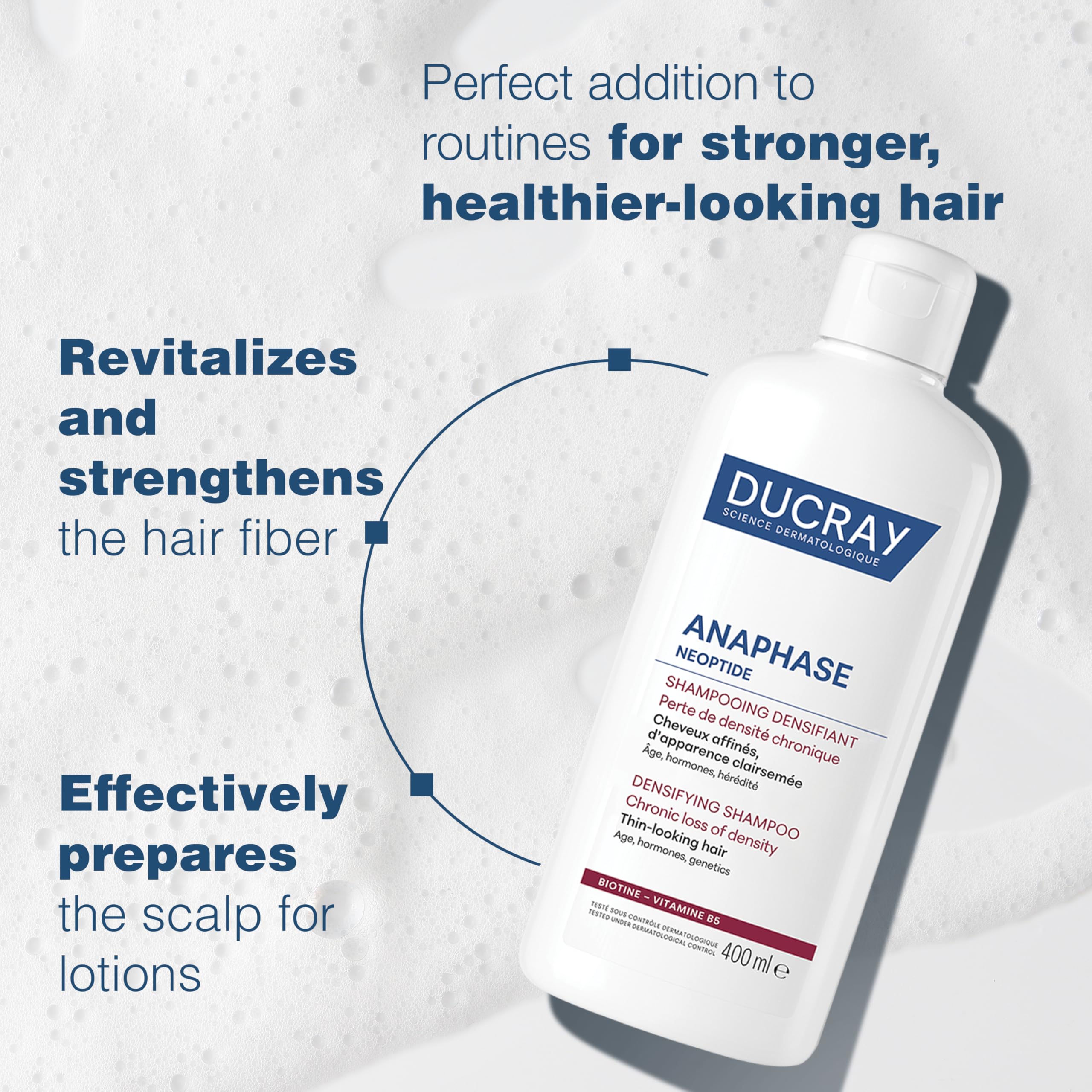 Ducray Anaphase+ hair loss & density shampoo for thinning hair, 400ml 🍁 All In One Marketplace Canada