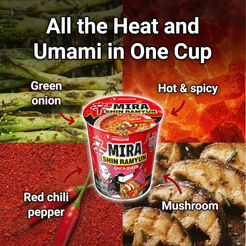 Nongshim Shin Ramen Demon Hunter Mira Spicy Queen (68G) [Best Before Date: 2027.01.21]