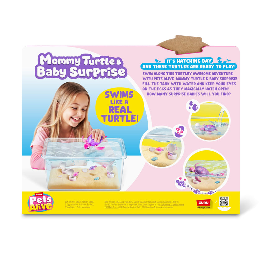 Pets Alive Mama Turtle Surprise by ZURU, Robot Toy Pet Turtle 🍁 All In One Marketplace Canada