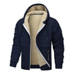 Lambswool Coat – Men’s Warm Polyester Winter Coat in Solid Colors