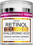 Retinol Cream for Face - Face Moisturizer with Hyaluronic Acid, Collagen - Lightweight Day and Night for Women and Men - Facial Cream, Neck & Décolleté - Non-Comedogenic, 50 ML 🍁 All In One Marketplace Canada
