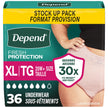 Depend Fresh Protection Adult Incontinence Underwear for Women (Formerly Depend Fit-Flex), Disposable, Maximum, Extra-Large, Blush, 36 Count 🍁 All In One Marketplace Canada