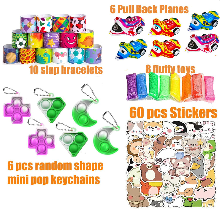 124 Pcs Party Favors for Kids, Goodie Bag Items, Loot Bag Fillers, Pinata Filler, Treasure Box Toys for kids Classroom Prizes, Treasure Chest, Easter Basket Egg Fillers Birthday Gifts 🍁 All In One Marketplace Canada