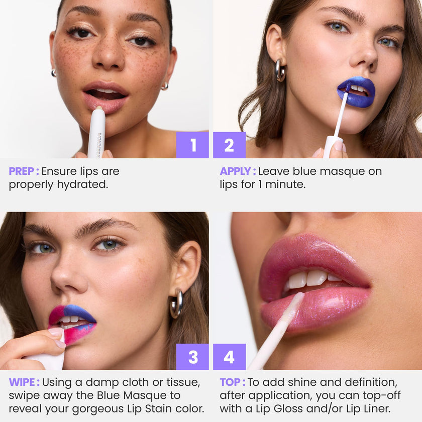 Wonderskin Wonder Blading All Day Lip Stain Peel Off Masque - Long Lasting, Waterproof and Transfer Proof Nude Lip Tint, Matte Finish Peel Off Makeup (XOXO Masque) 🍁 All In One Marketplace Canada