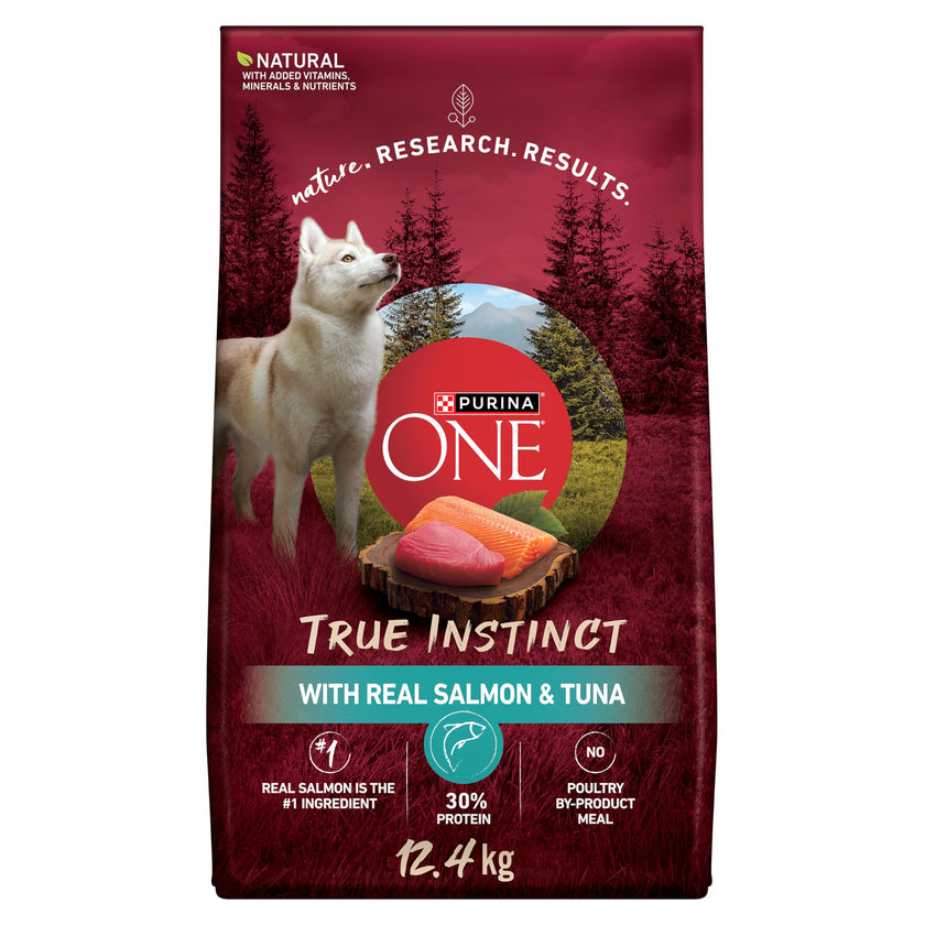 Purina ONE True Instinct Dry Dog Food, Salmon & Tuna 12.4kg 🍁 All In One Marketplace Canada