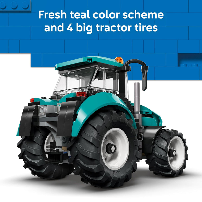 LEGO City Tractor Building Toy for Kids - Pretend Play Farm Vehicle for Boys & Girls, Ages 7+ - Tractor Toy W/Farmer Minifigure - Gift Idea for Birthdays - 60498 🍁 All In One Marketplace Canada