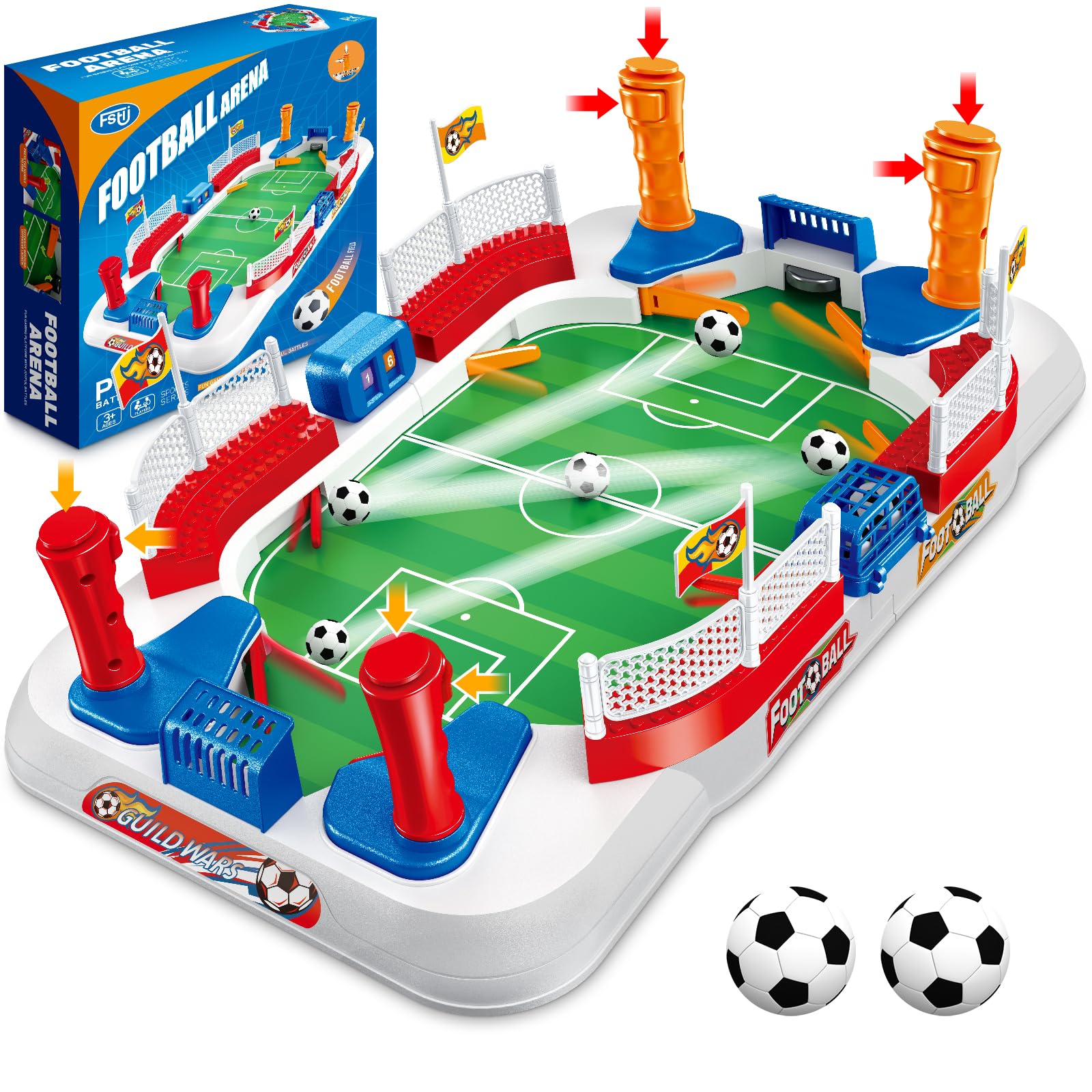 Mini Foosball Table Game for Kids Soccer Game Set Gifts Boys Toy Football Games Board for Indoor Sports Game Room Pinball Interactive Birthday Gift Toys for 3 4 5 6 7 8-12 Year Old Family Gatherings 🍁 All In One Marketplace Canada